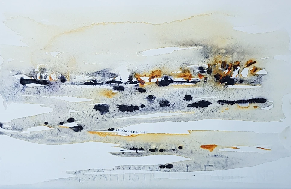 Gold across the plain