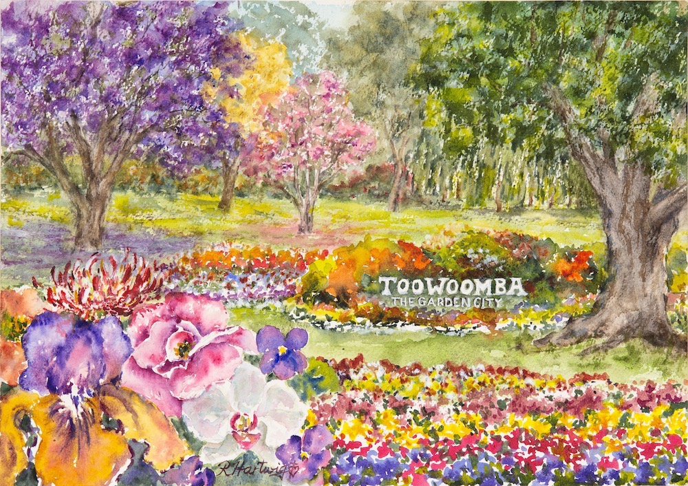 'Essence of Toowoomba' Pack 1 - Gardens Post Cards
