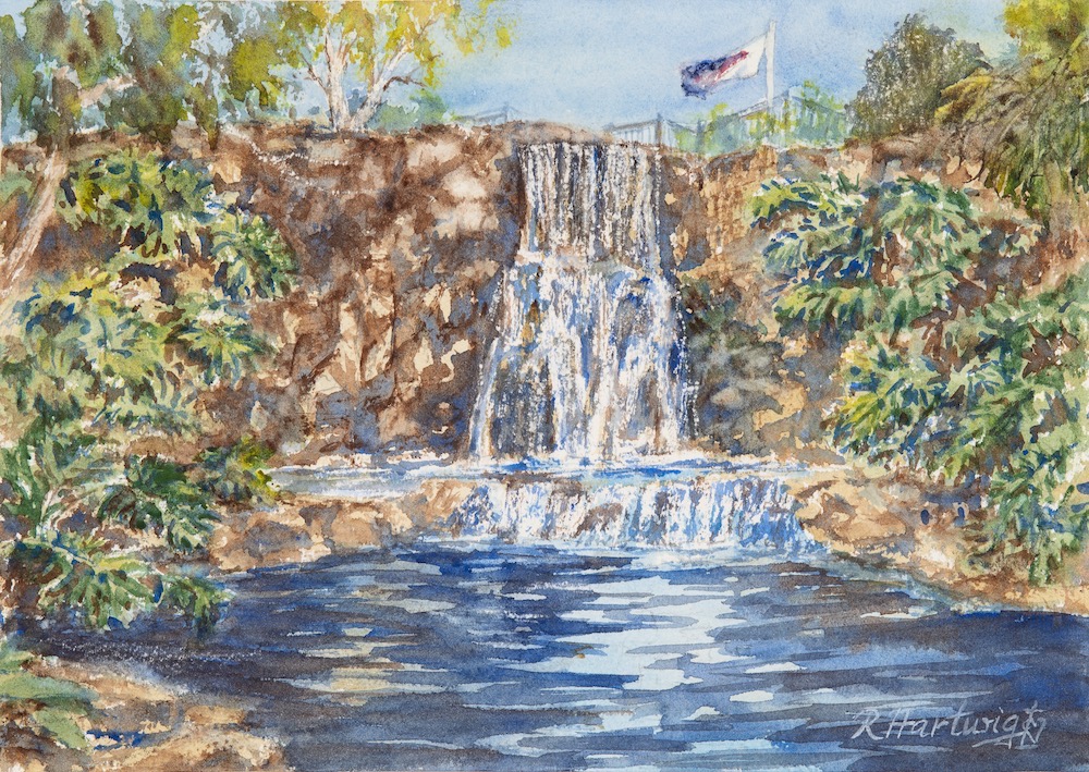 'Picnic Point - Waterfall' - Print #13
