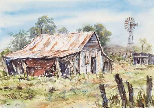 'Country Farm Shed' - Print #17